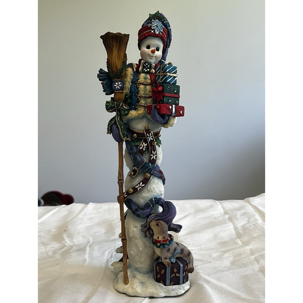 Lenox‎ Pencil Snowman Figurine Winter Guest Legacy Edition Christmas Holiday